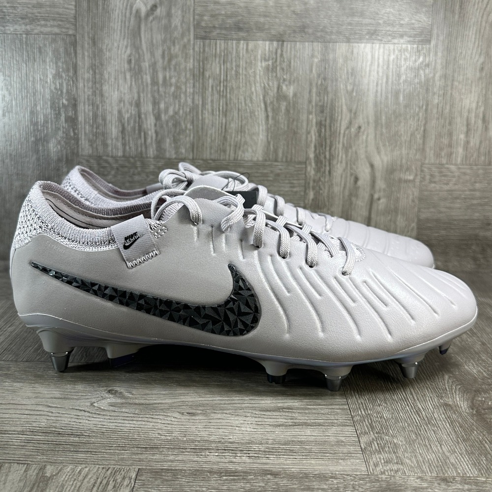 Nike Tiempo Legend 10 Elite SG-Pro Mens 8 Grey Flyknit NEW HF4373-001